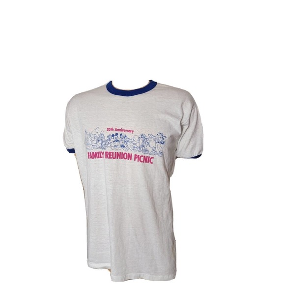 Rare Vintage 1980s Disney Shirt Multiple Characters 1985 30th‎ Anniversary USA